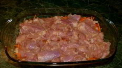 плов в духовке с курицей