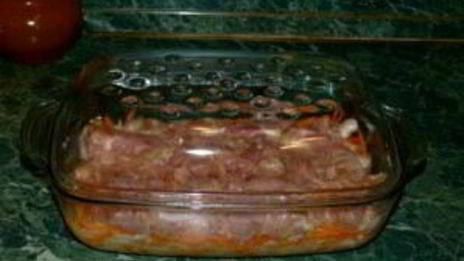 плов в духовке с курицей