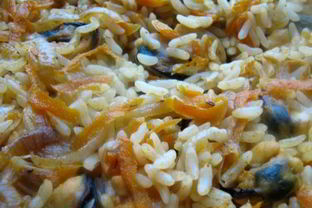 Плов в духовке в казане