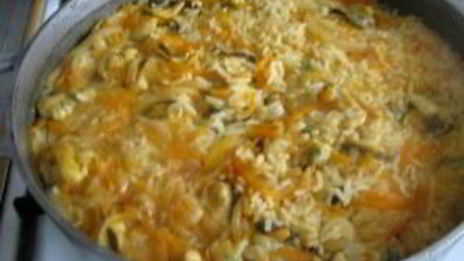 плов в духовке в казане