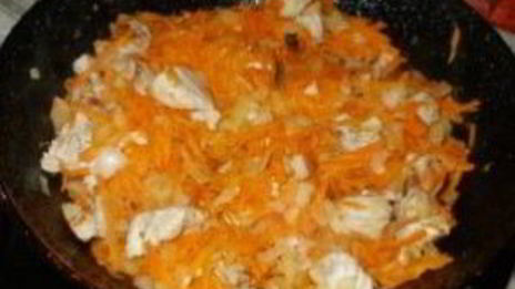 плов в микроволновке с курицей