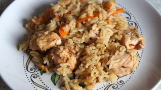 Плов в мультиварке поларис