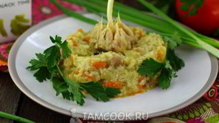 Плов в мультиварке-скороварке