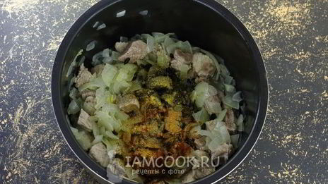 плов в мультиварке-скороварке