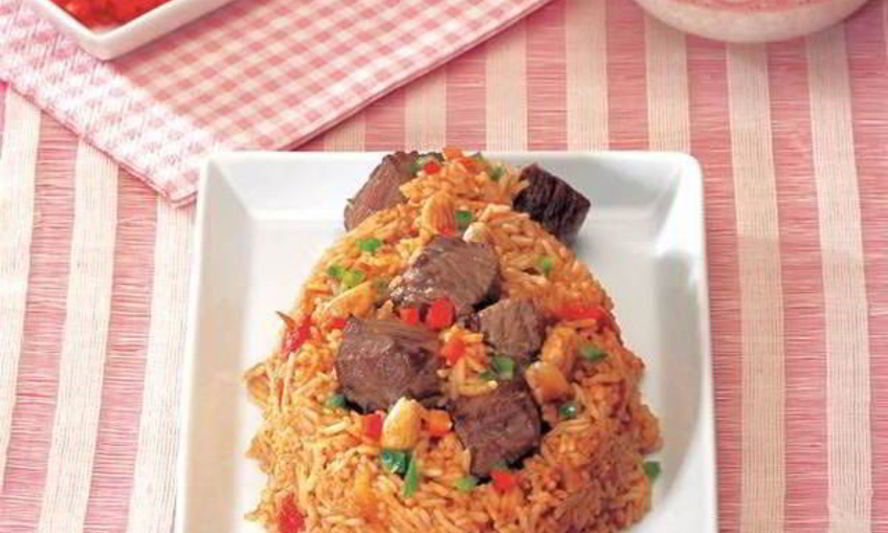 Рецепт пряный арабский плов с ягненком