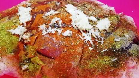 разобранный плов с бараниной