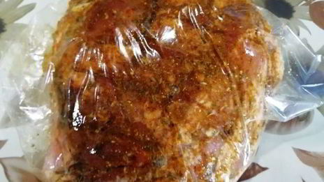 разобранный плов с бараниной