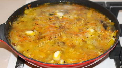 сладкий постный плов