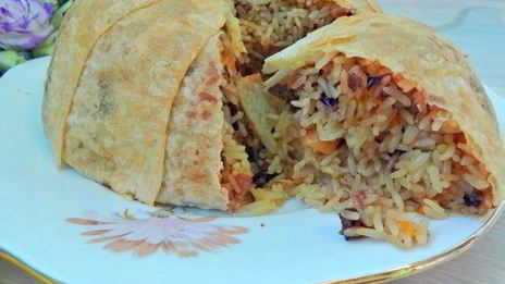 сладкий шах-плов