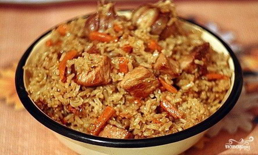 Рецепт узбекский плов из свинины