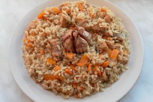 Узбекский плов с курицей домашний