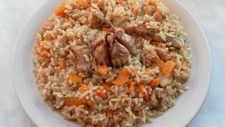 Узбекский плов с курицей домашний