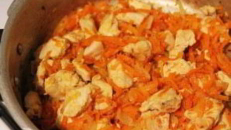 вкусный плов с курицей