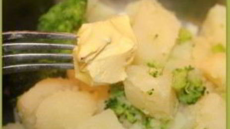 пюре картофельное с брокколи