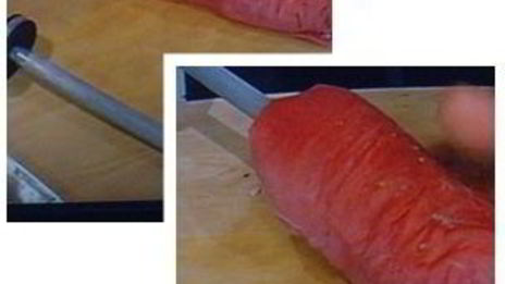 филе теленка фаршированное маслом грецкого ореха с рагу из кольраби