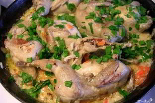 Фрикасе из куропатки