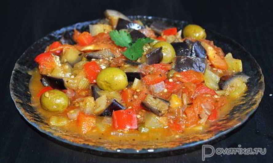 Рецепт капоната, овощи по-сицилийски