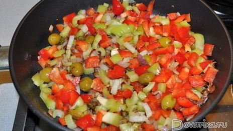 капоната, овощи по-сицилийски