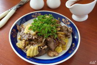 Картофельное рагу с мясом