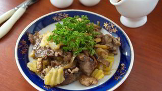 Картофельное рагу с мясом