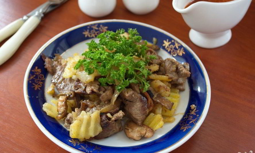 Рецепт картофельное рагу с мясом