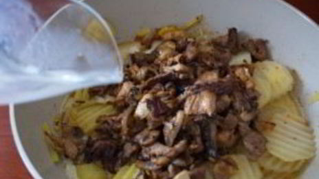 картофельное рагу с мясом