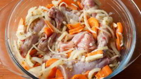 лимонное рагу из кролика