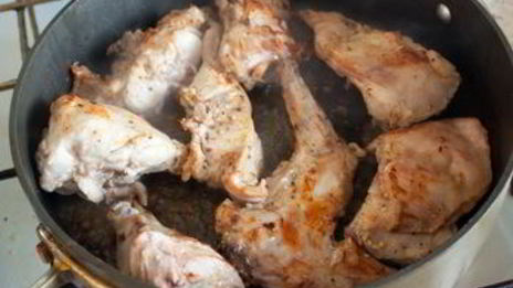 лимонное рагу из кролика