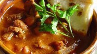 Мексиканское рагу из фарша и фасоли