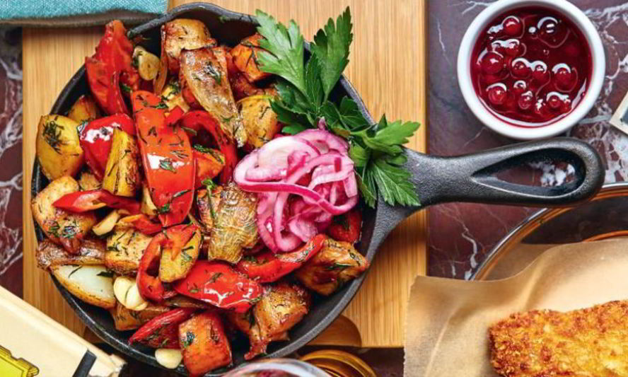 Рецепт мясное рагу с овощами