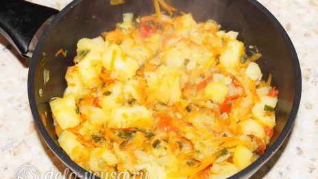овощное рагу из картофеля и кабачков