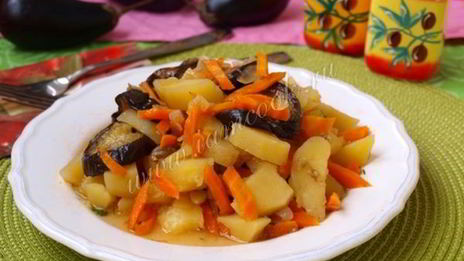 овощное рагу с баклажанами