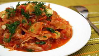 Овощное рагу с кабачками