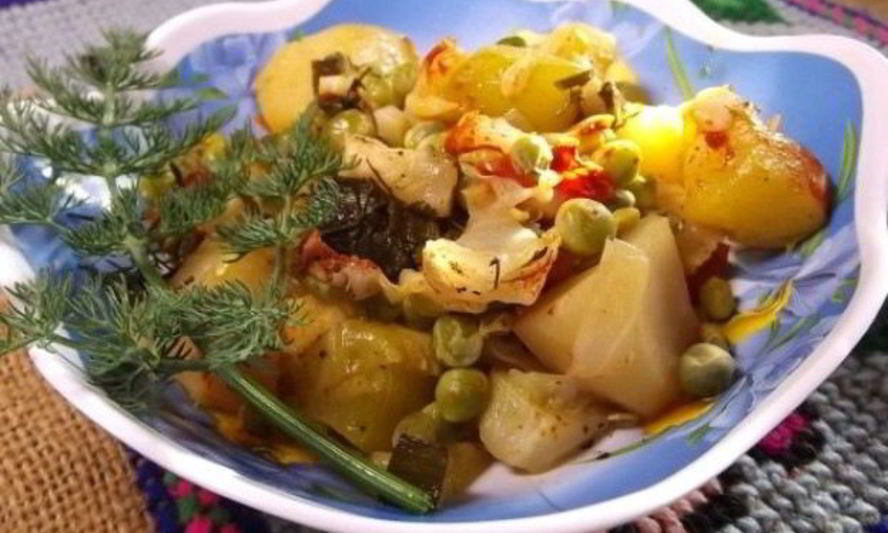 Рецепт овощное рагу в духовке