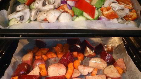 печеное овощное рагу