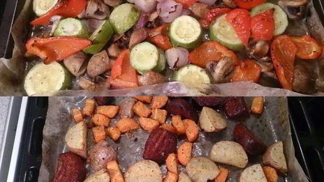 печеное овощное рагу