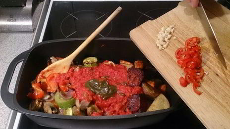 печеное овощное рагу