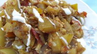 Рагу из баклажанов в мультиварке