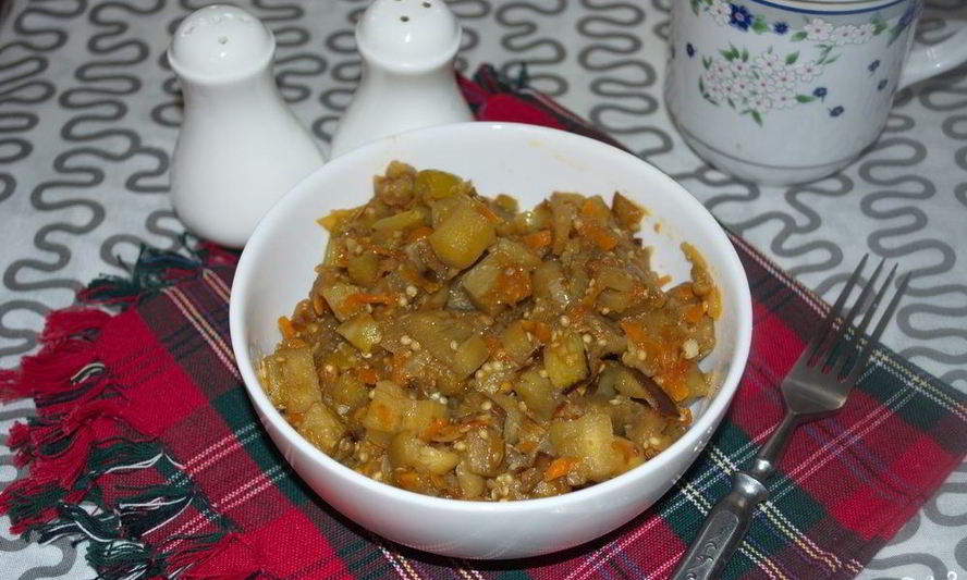 Рецепт рагу из баклажанов