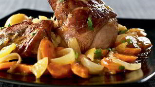 Рагу из филе и шейки баранины с овощами