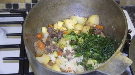 рагу из говядины овощное с картофелем