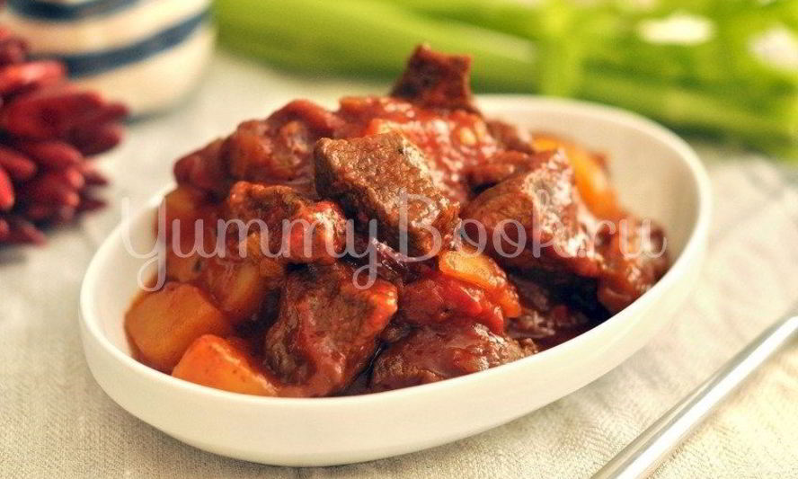 Рецепт рагу из говядины с овощами