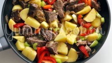 рагу из говядины с овощами