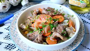 Рагу из говядины в пароварке