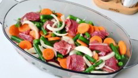 рагу из говядины в пароварке