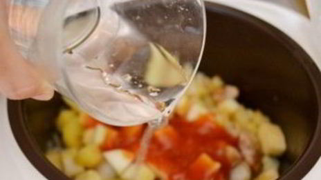 рагу из индейки в мультиварке