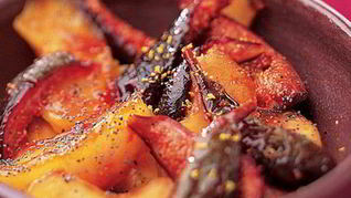 Рагу из инжира и яблок