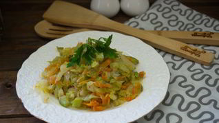 Рагу из кабачков и капусты