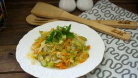 рагу из кабачков и капусты