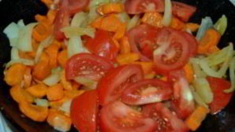 рагу из кабачков и помидоров
